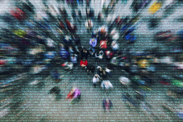 Encryption, digital, data, people networking