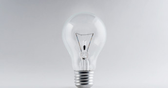Light bulb, innovation, eureka