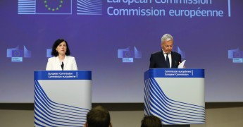 Didier Reynders and Věra Jourová