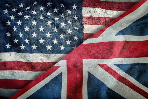 UK US flags