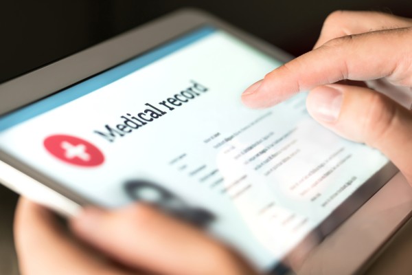 Medical records, NHS healthcare data, patient record