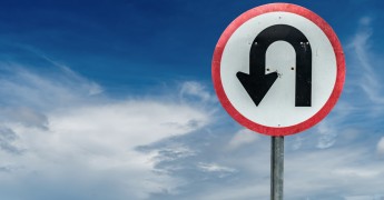 U-turn, wrong way