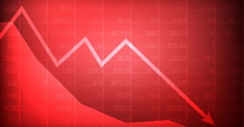 Graph trending down, lost sales