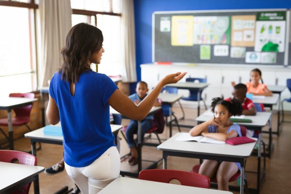 Teacher, classroom, school