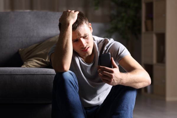 Teenager on smartphone, children